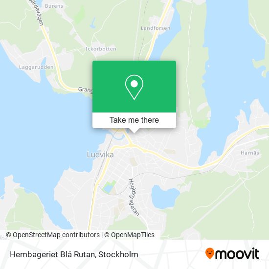 Hembageriet Blå Rutan map