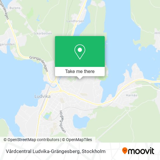 Vårdcentral Ludvika-Grängesberg map