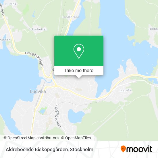 Äldreboende Biskopsgården map