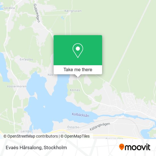 Evaés Hårsalong map