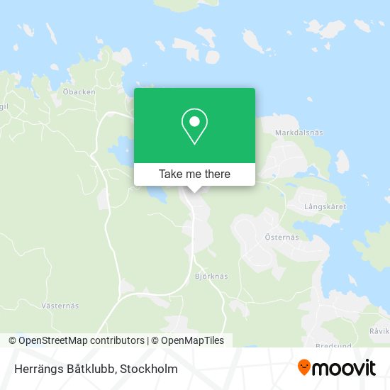 Herrängs Båtklubb map