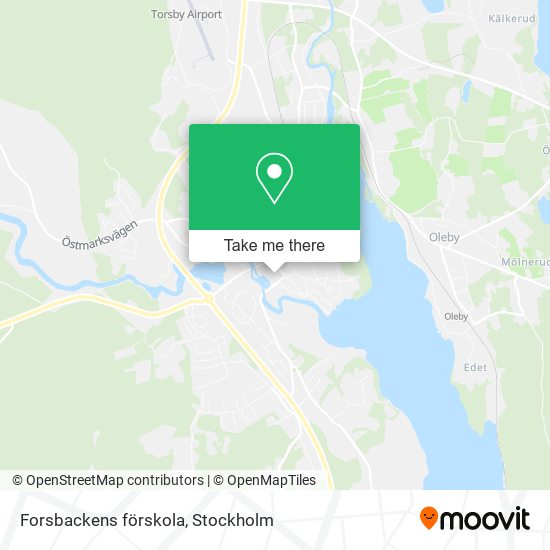 Forsbackens förskola map