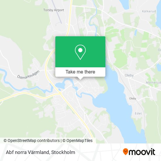 Abf norra Värmland map