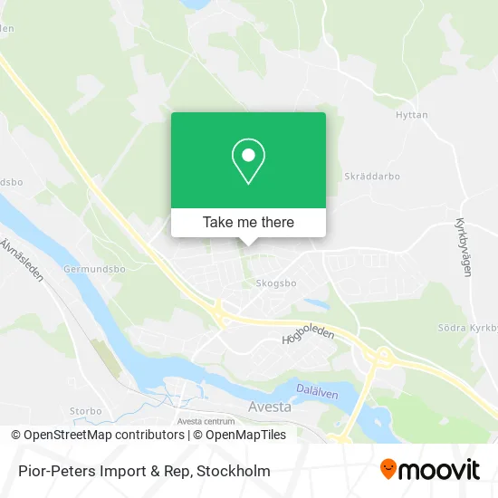 Pior-Peters Import & Rep map