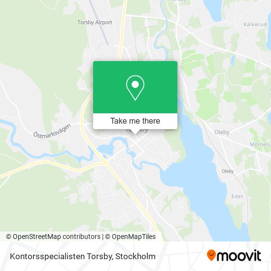 Kontorsspecialisten Torsby map