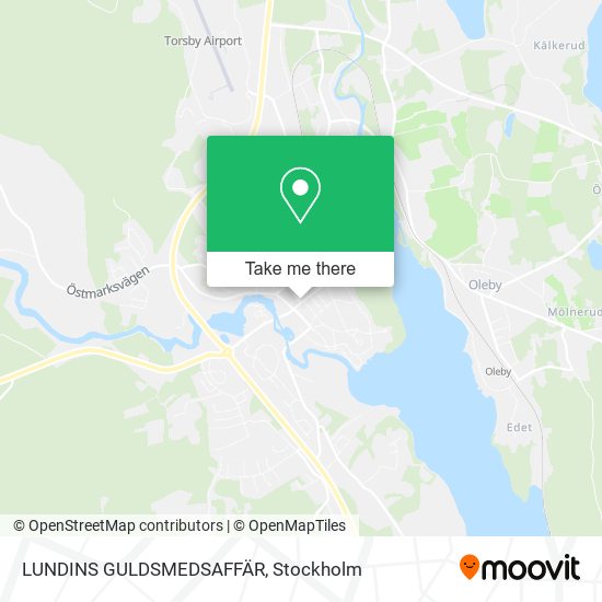 LUNDINS GULDSMEDSAFFÄR map