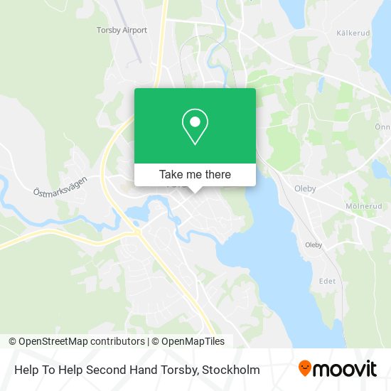 Help To Help Second Hand Torsby map