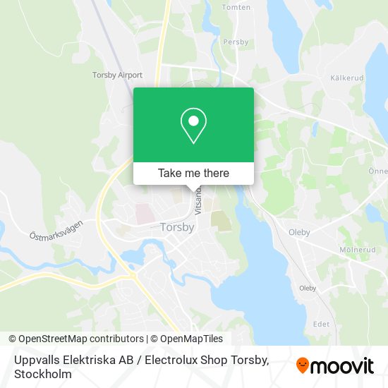 Uppvalls Elektriska AB / Electrolux Shop Torsby map