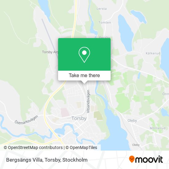 Bergsängs Villa, Torsby map