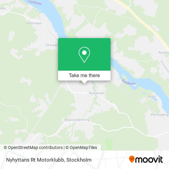 Nyhyttans Rt Motorklubb map