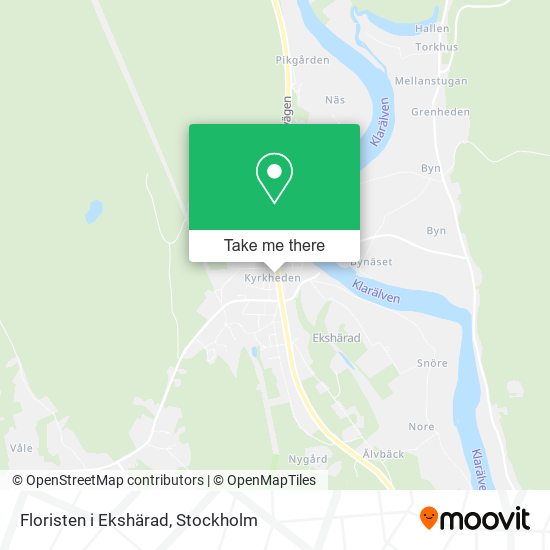 Floristen i Ekshärad map