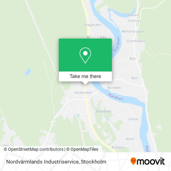 Nordvärmlands Industriservice map