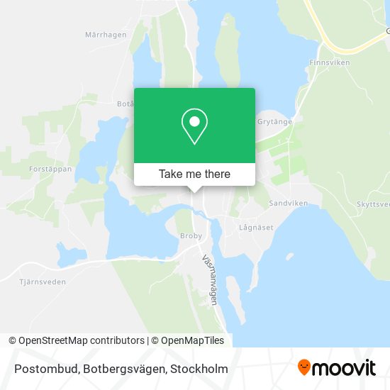 Postombud, Botbergsvägen map
