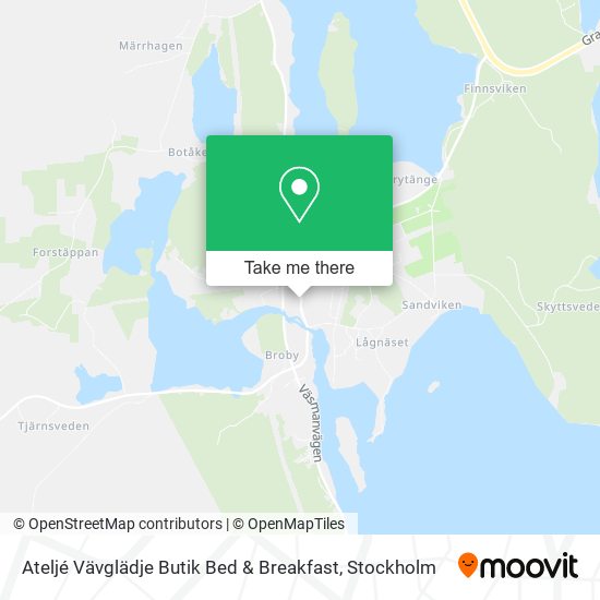 Ateljé Vävglädje Butik Bed & Breakfast map
