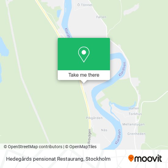 Hedegårds pensionat Restaurang map