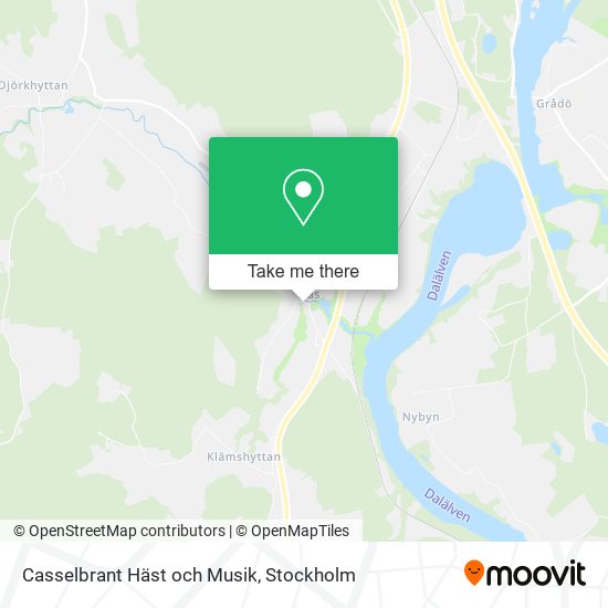 Casselbrant Häst och Musik map