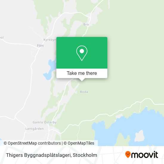 Thigers Byggnadsplåtslageri map