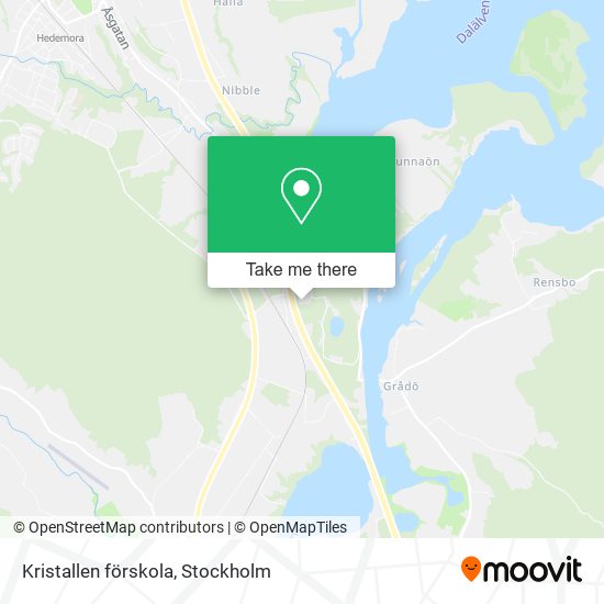 Kristallen förskola map