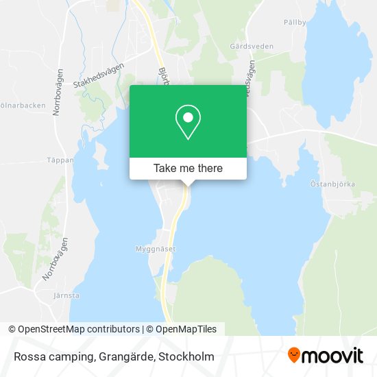 Rossa camping, Grangärde map