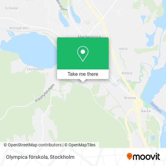 Olympica förskola map