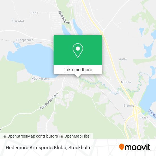 Hedemora Armsports Klubb map