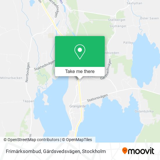 Frimärksombud, Gärdsvedsvägen map