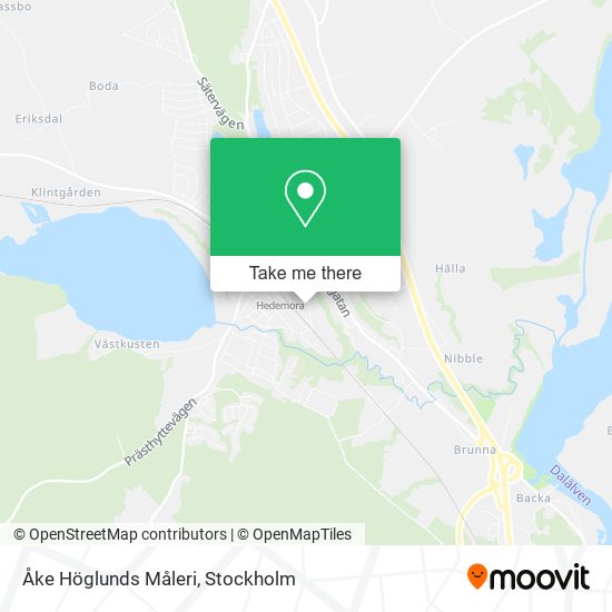 Åke Höglunds Måleri map