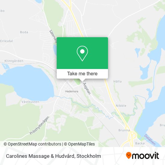 Carolines Massage & Hudvård map