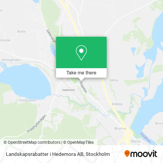 Landskapsrabatter i Hedemora AB map