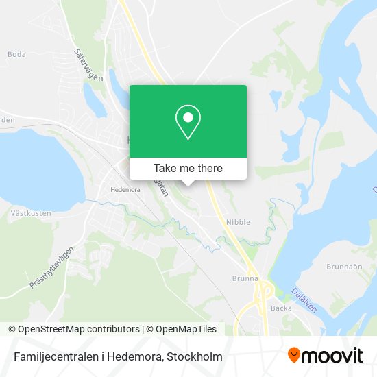 Familjecentralen i Hedemora map