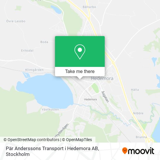 Pär Anderssons Transport i Hedemora AB map