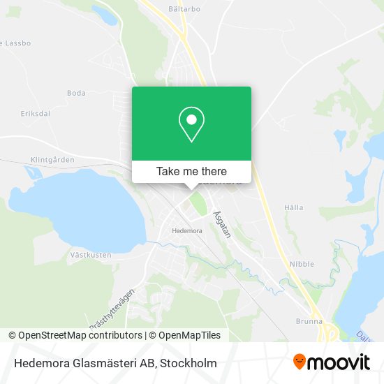 Hedemora Glasmästeri AB map