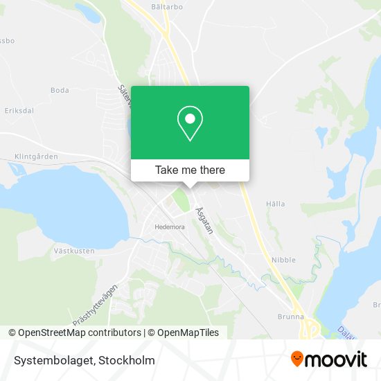 Systembolaget map