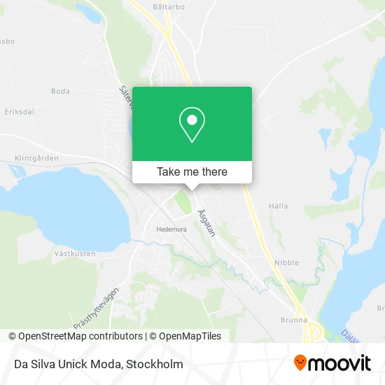 Da Silva Unick Moda map