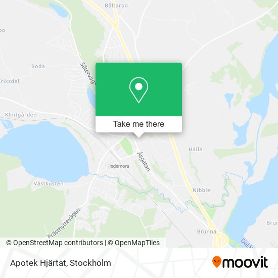 Apotek Hjärtat map