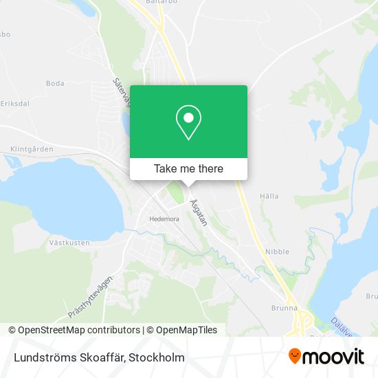 Lundströms Skoaffär map