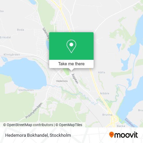 Hedemora Bokhandel map