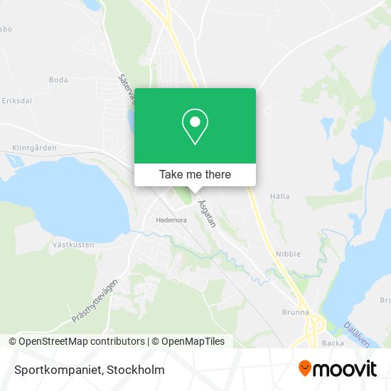 Sportkompaniet map