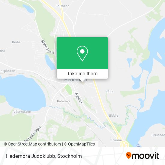 Hedemora Judoklubb map