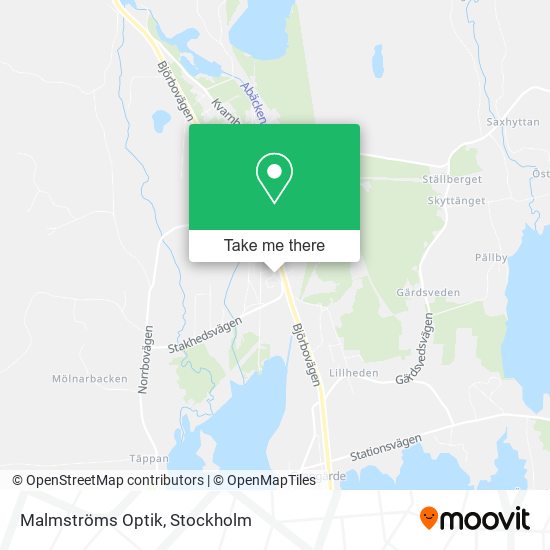 Malmströms Optik map