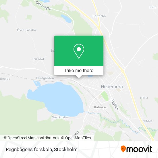 Regnbågens förskola map