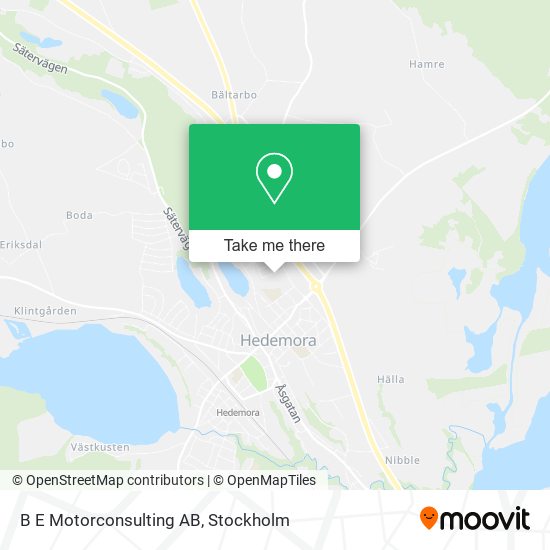B E Motorconsulting AB map