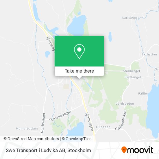 Swe Transport i Ludvika AB map