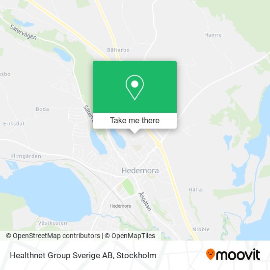 Healthnet Group Sverige AB map