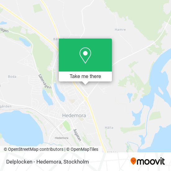 Delplocken - Hedemora map