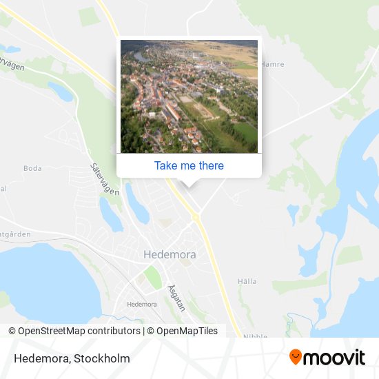 Hedemora map