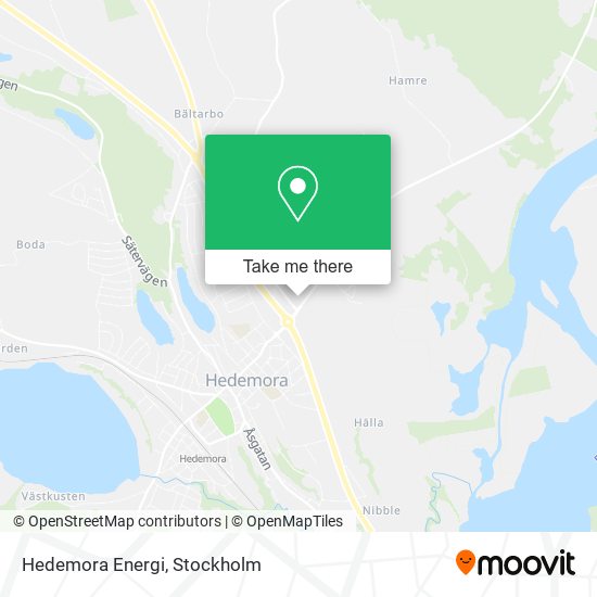 Hedemora Energi map