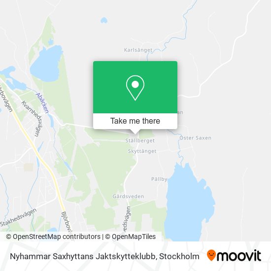 Nyhammar Saxhyttans Jaktskytteklubb map