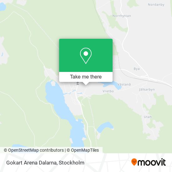 Gokart Arena Dalarna map