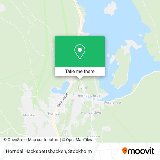 Horndal Hackspettsbacken map